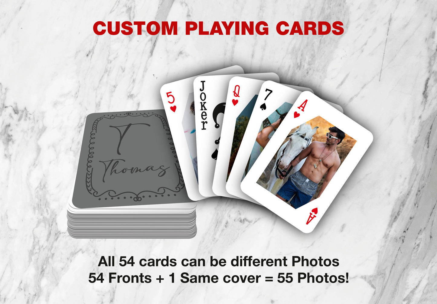 Personalized Playing Cards with Your Name