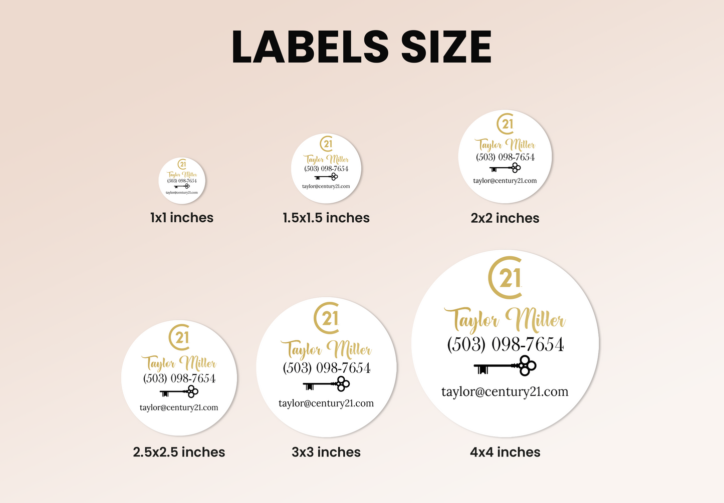 Labels | Century 21 | Thank You Stickers