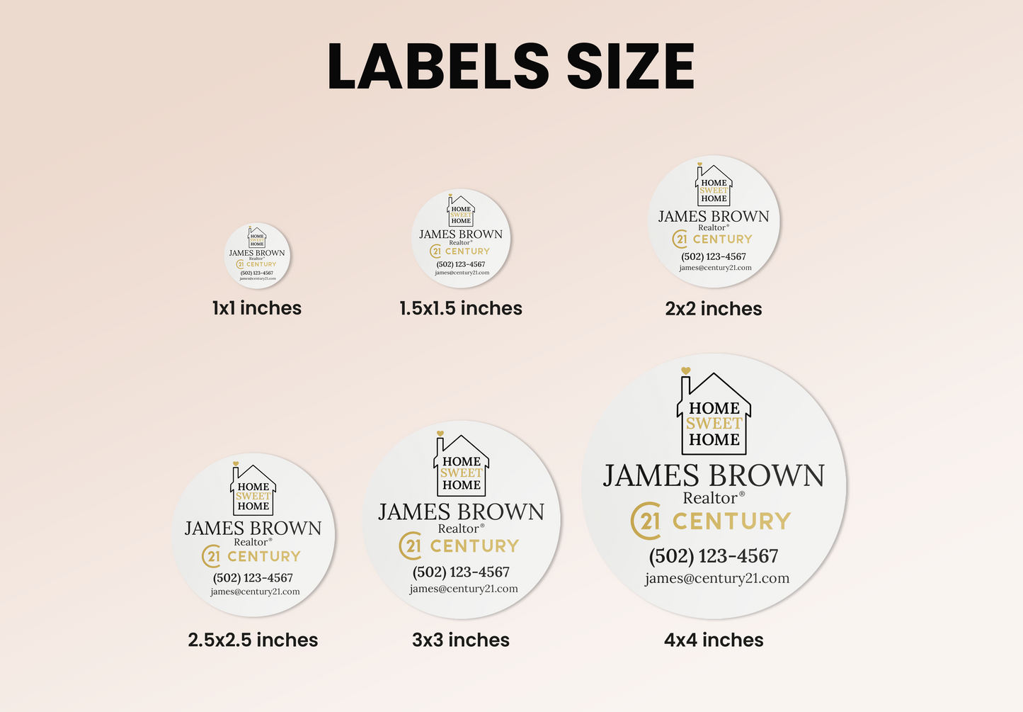Labels | Century 21 | Thank You Stickers