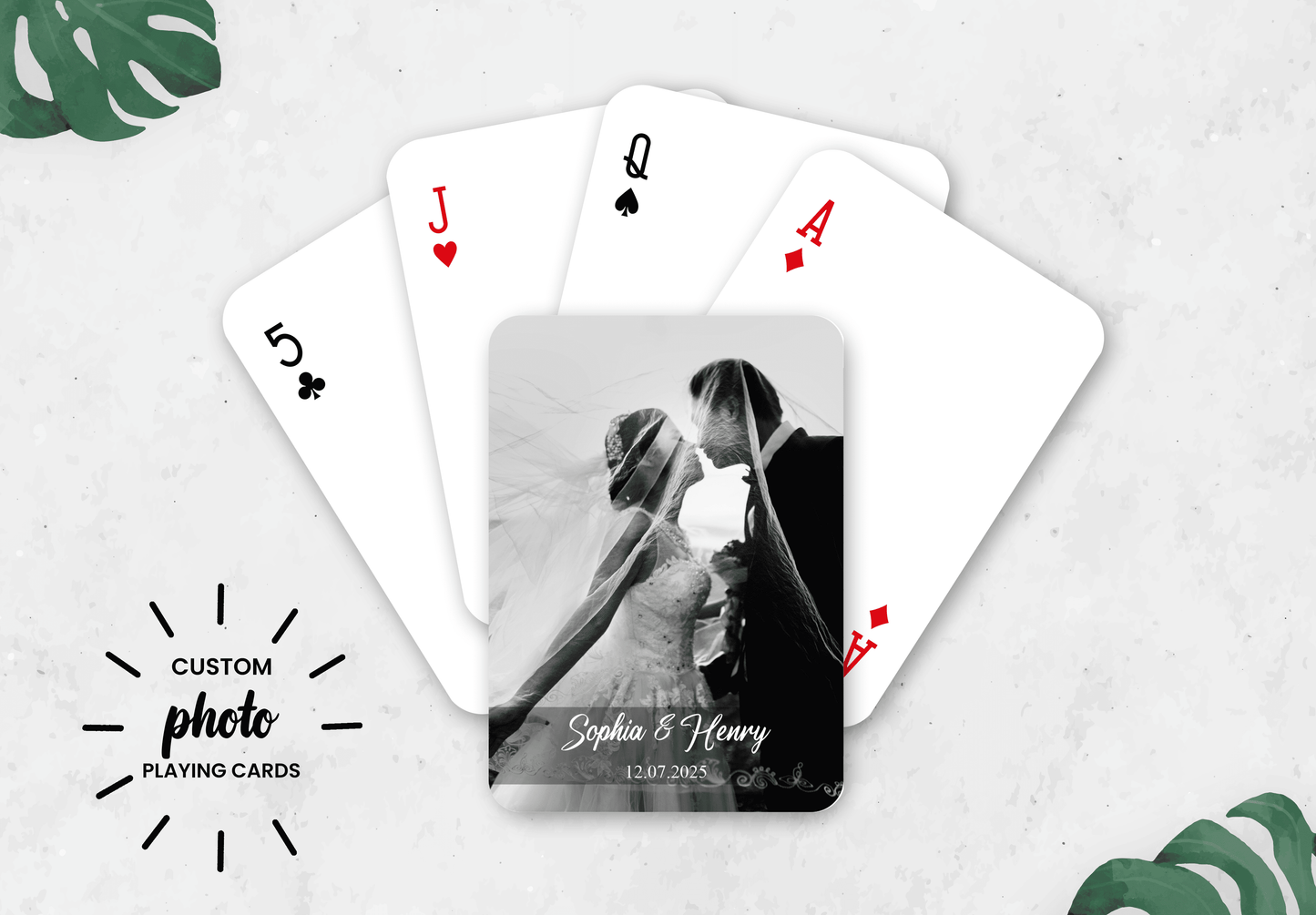 Wedding Guestbook | Custom | Playing Cards