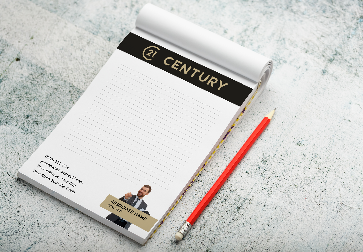 Century 21 Custom Realtor Notepad