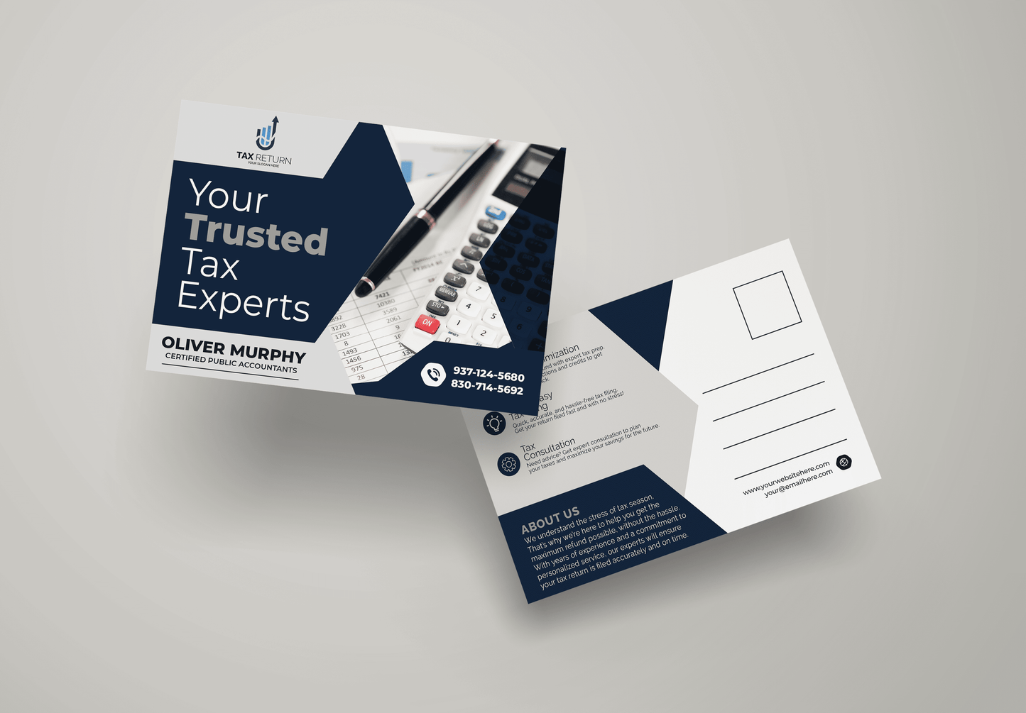 Tax Return Postcards