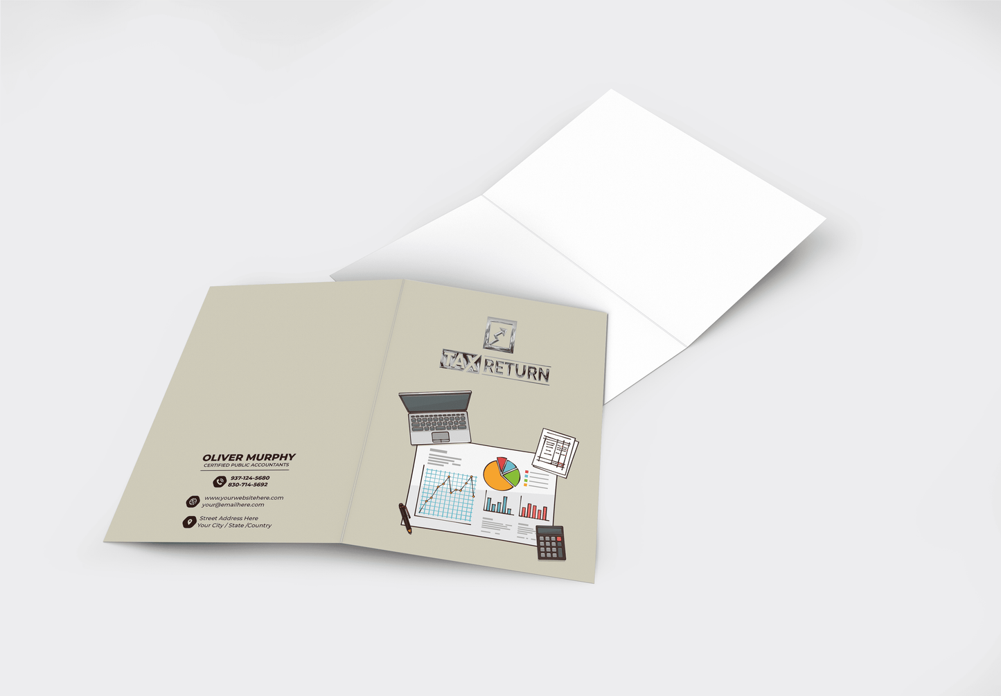 Tax Return Greeting Cards | Luxury