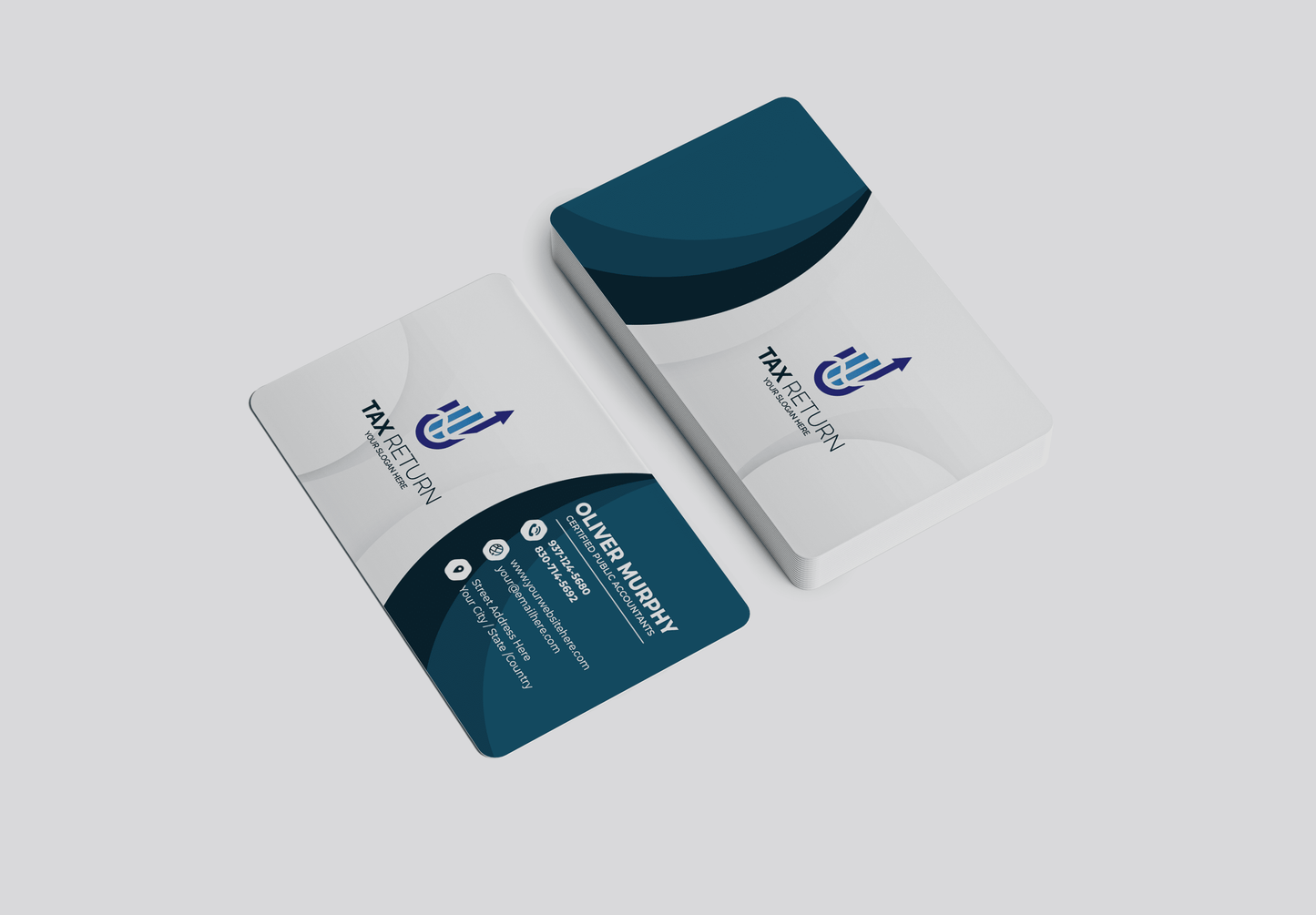Tax Return Business Card | Economy
