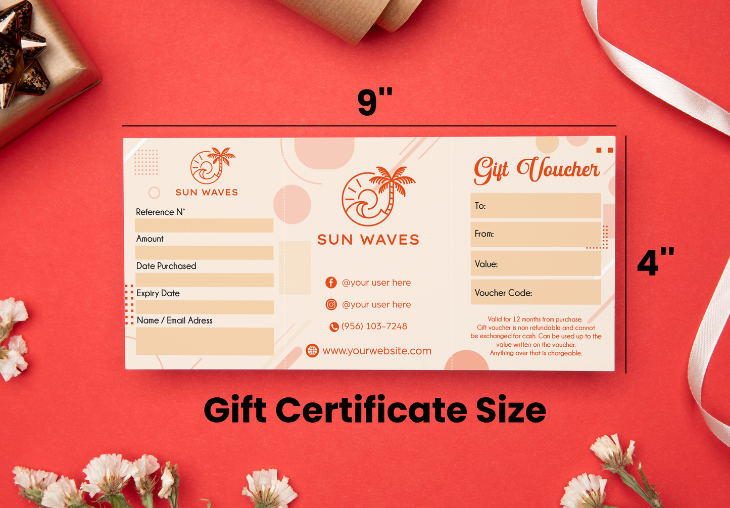 Custom Gift Certificate