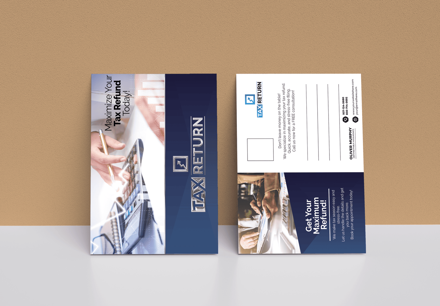 Tax Return Postcards | Luxury