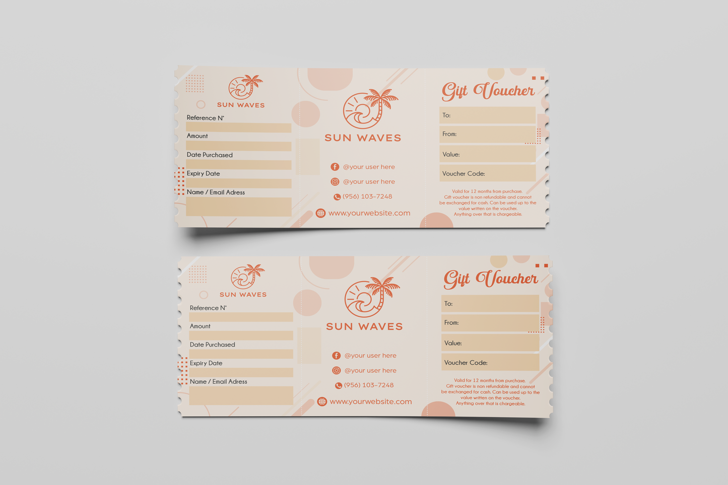 Custom Gift Certificate
