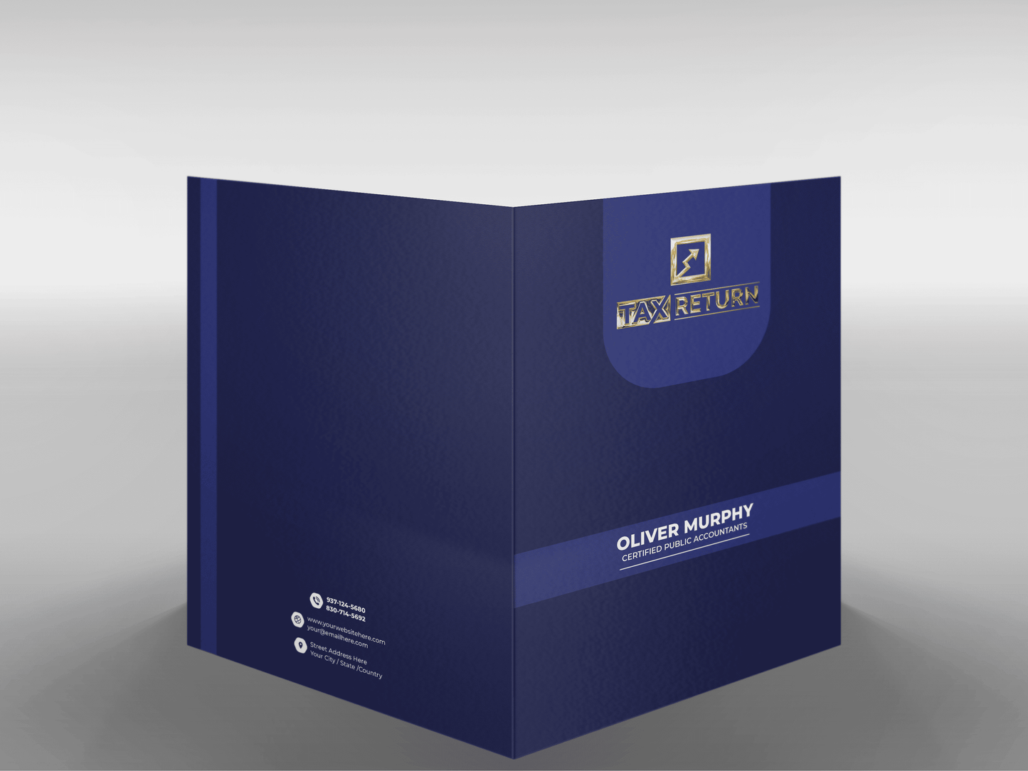 Tax Return Presentation Folder | Luxury