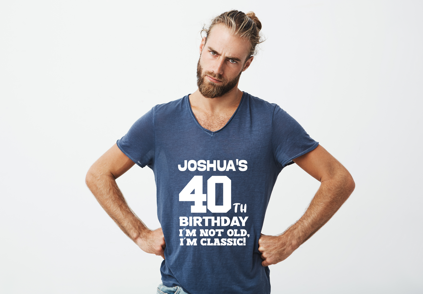 Personalized 40th Birthday Shirt for Men