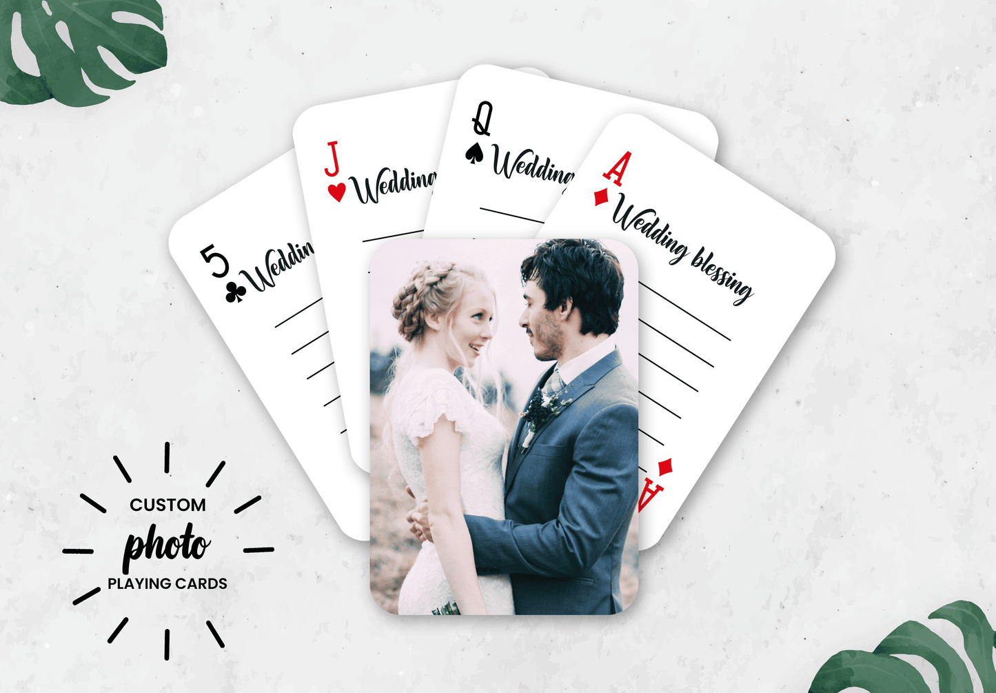 Wedding Guestbook | Custom | Playing Cards