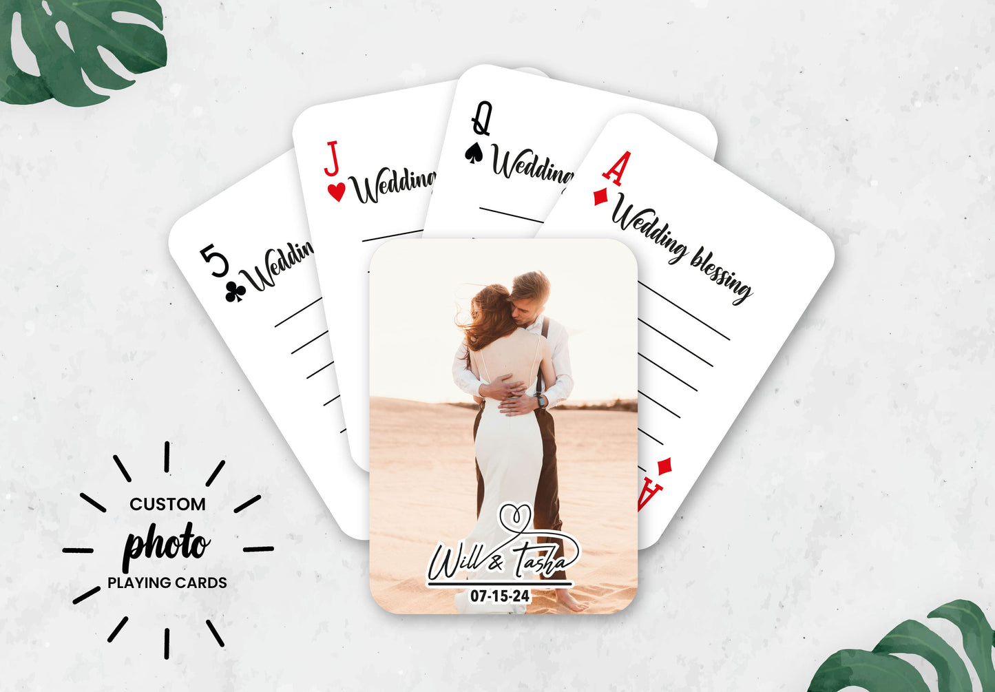 Wedding Guestbook | Custom | Playing Cards