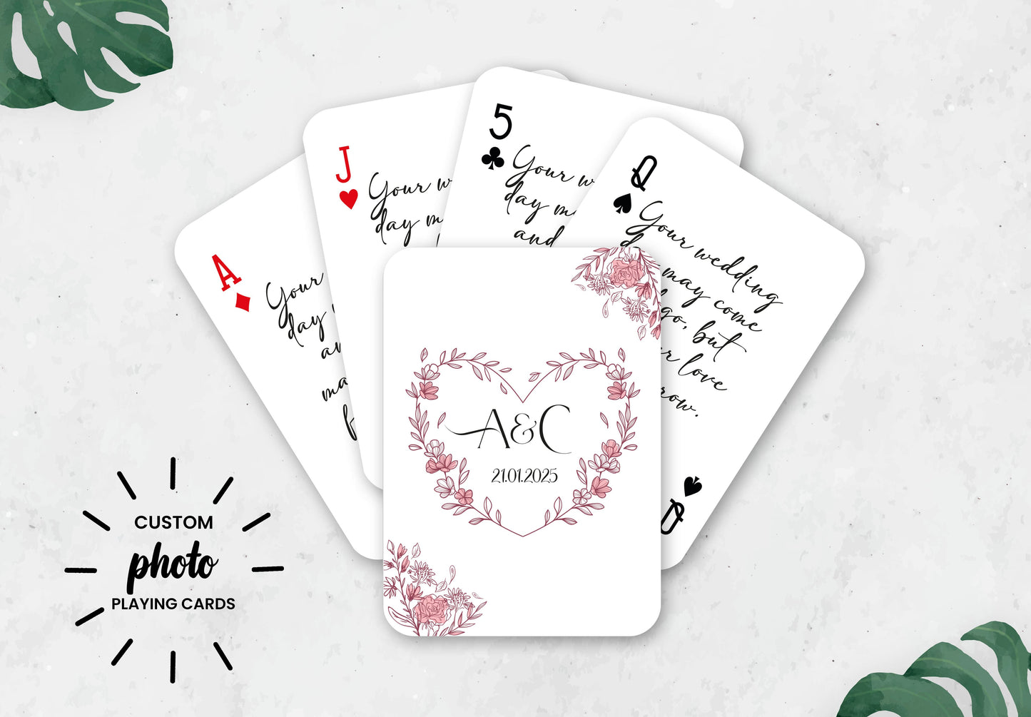 Wedding Guestbook | Custom | Playing Cards