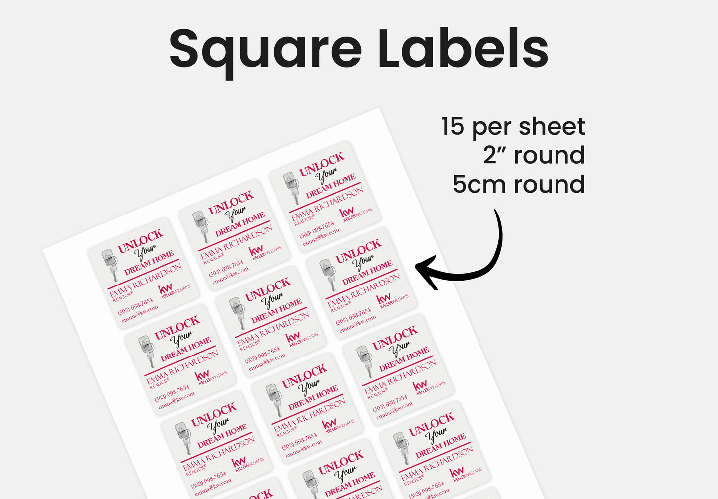 Labels | Keller Williams | Thank You Stickers