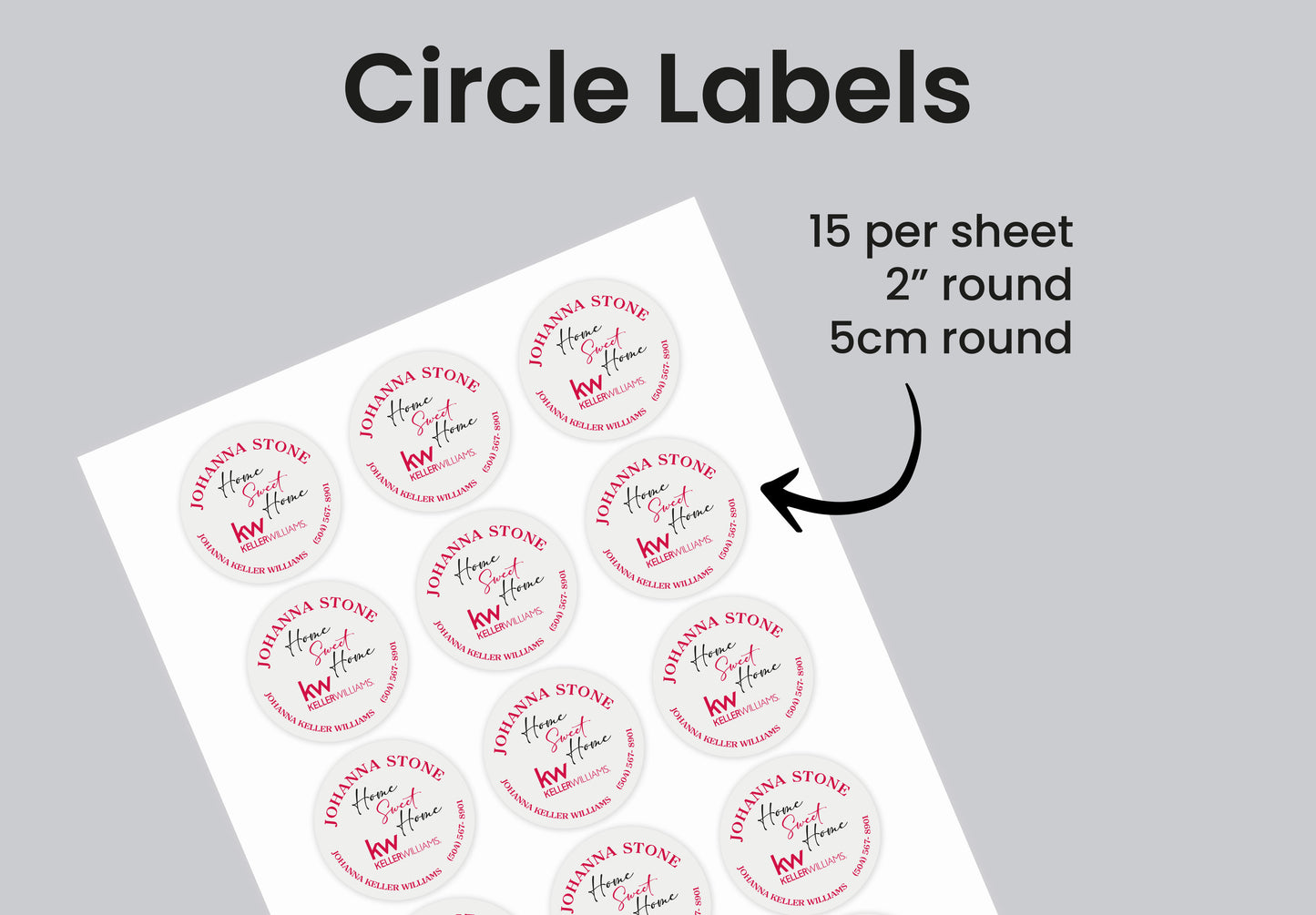Labels | Keller Williams | Thank You Stickers