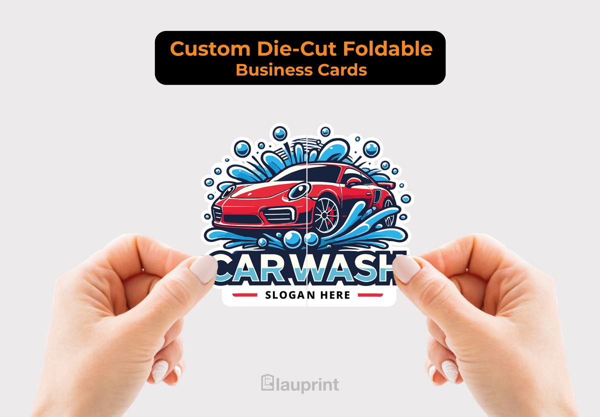 Shaped Business Cards | Car Wash (1)