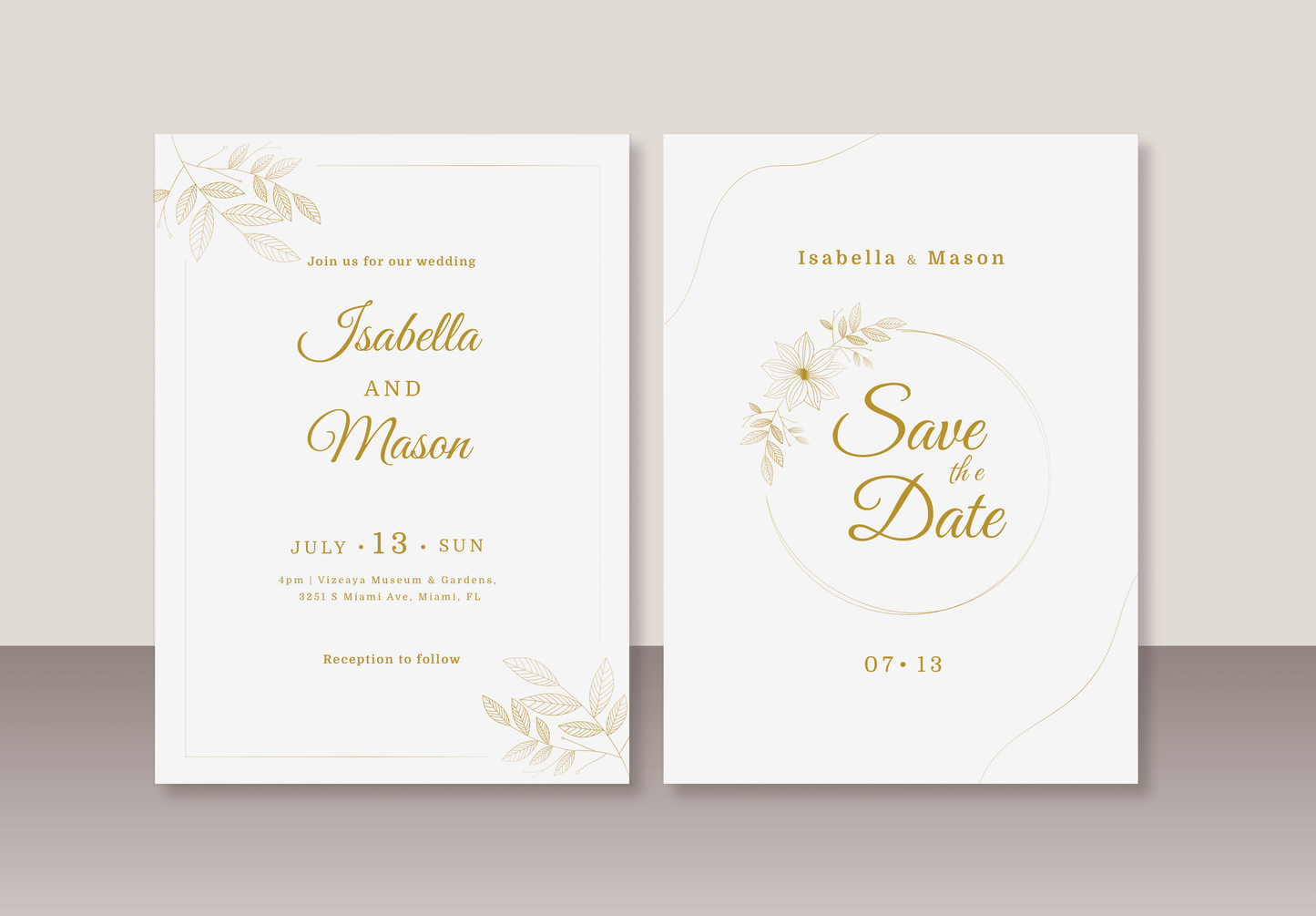 Wedding invitation | Premium