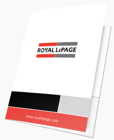 Royal Lepage  PresentationCustom Folder Printing with Soft touch laminating -002