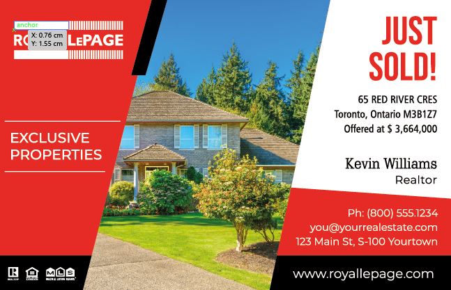 Postcard Printing Royal Lepage