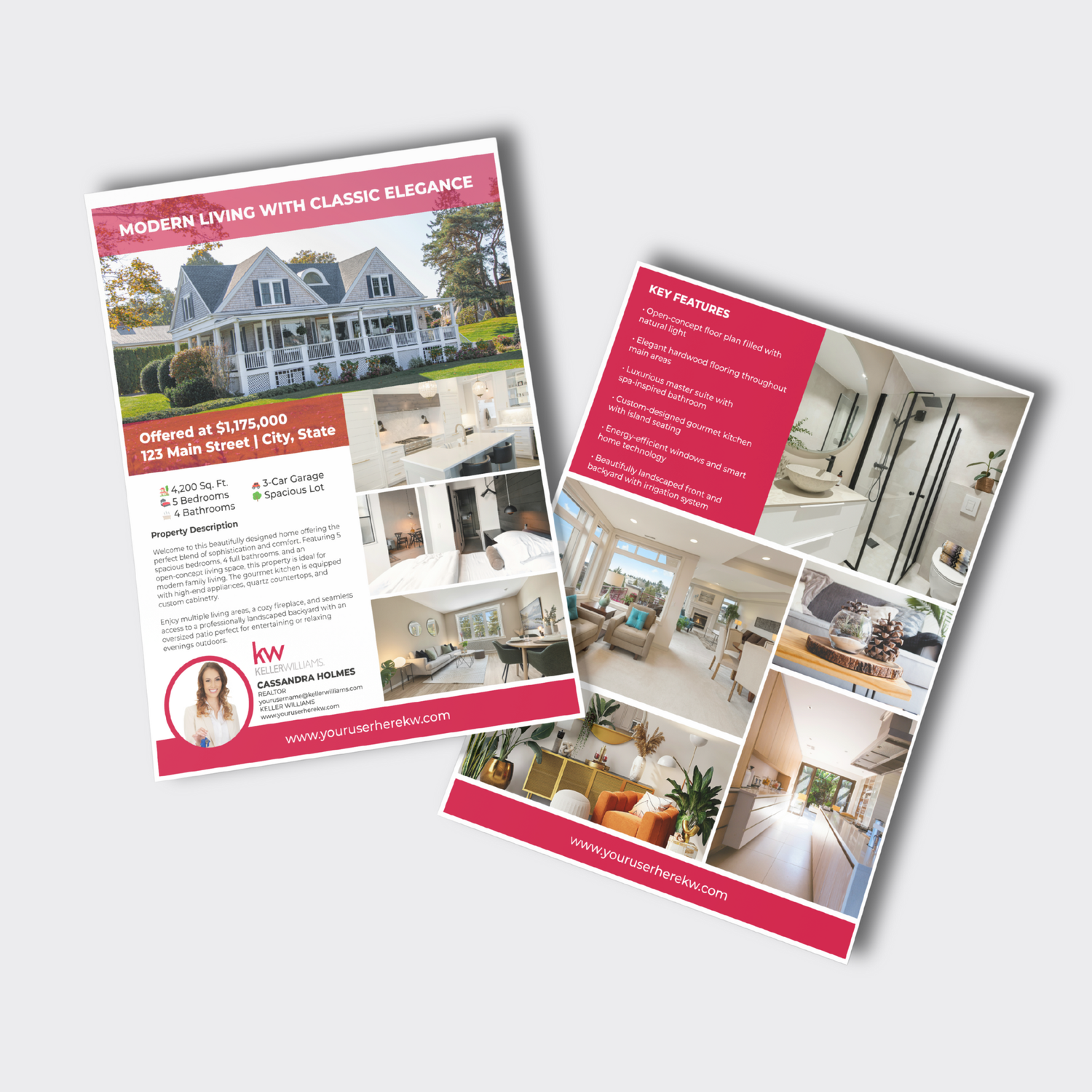 Keller Williams Feature Sheets