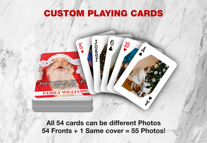 RUSH Marry Christmas Playing Cards