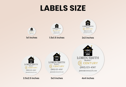 Labels  | Century 21 | Thank You Stickers