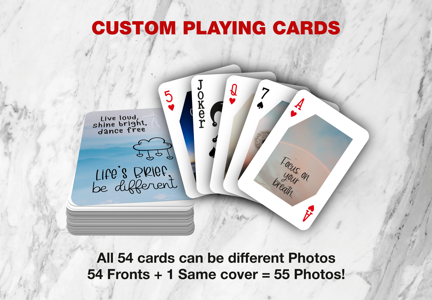 Motivational Playing Cards