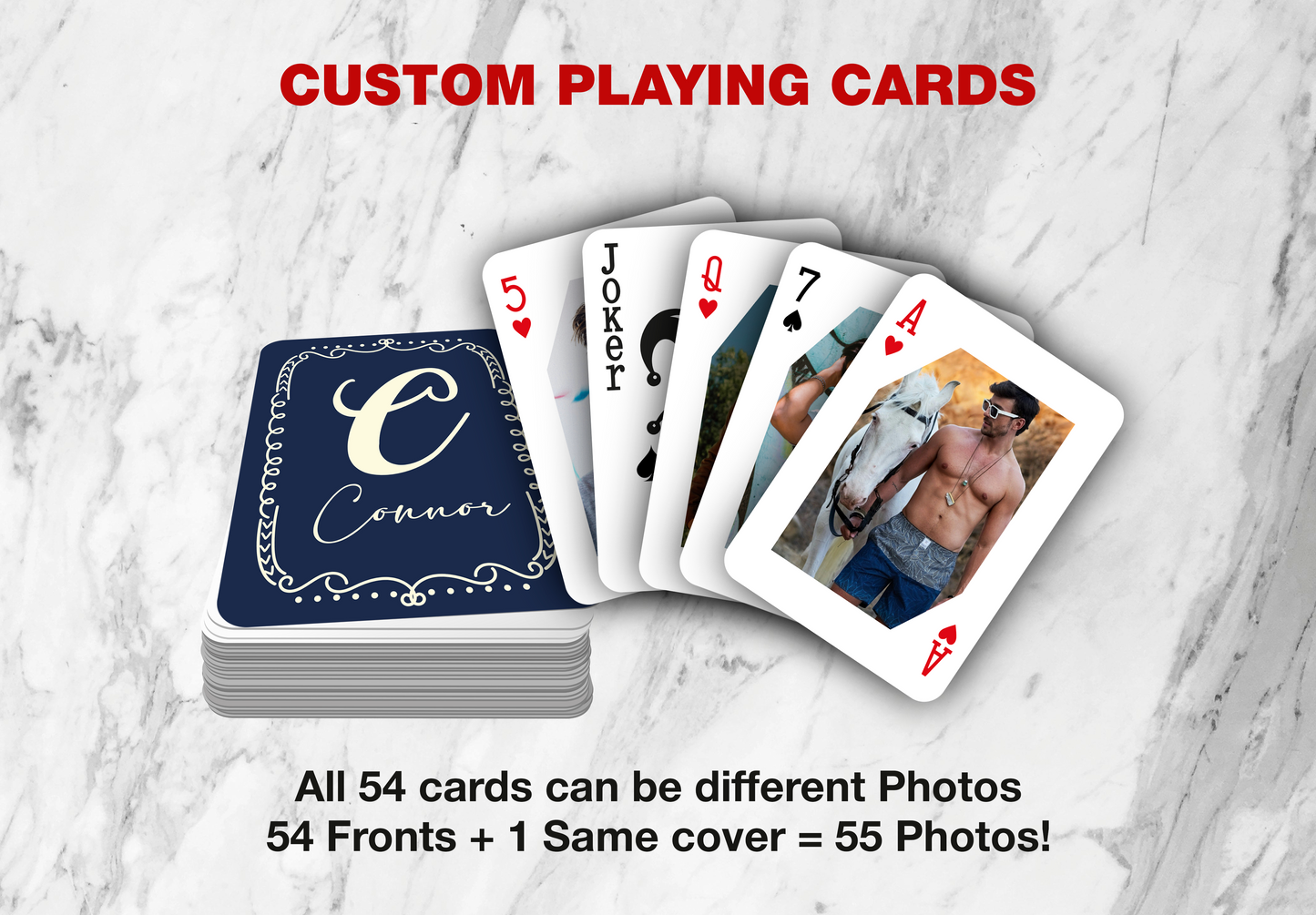 Personalized Playing Cards with Your Name