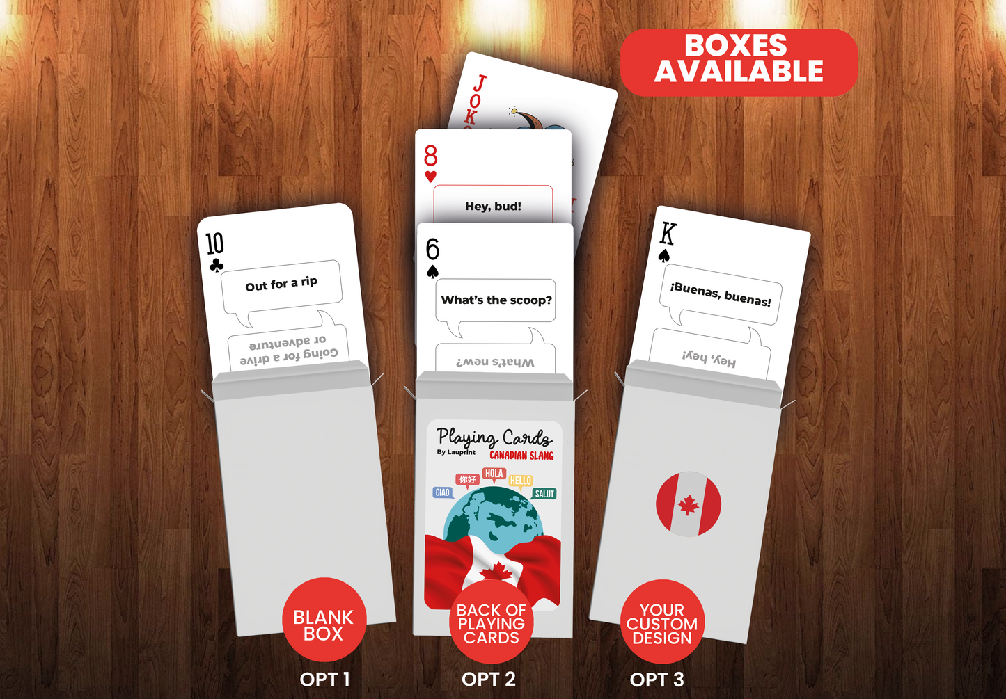 RUSH Canadian Slang Generic Playing Cards