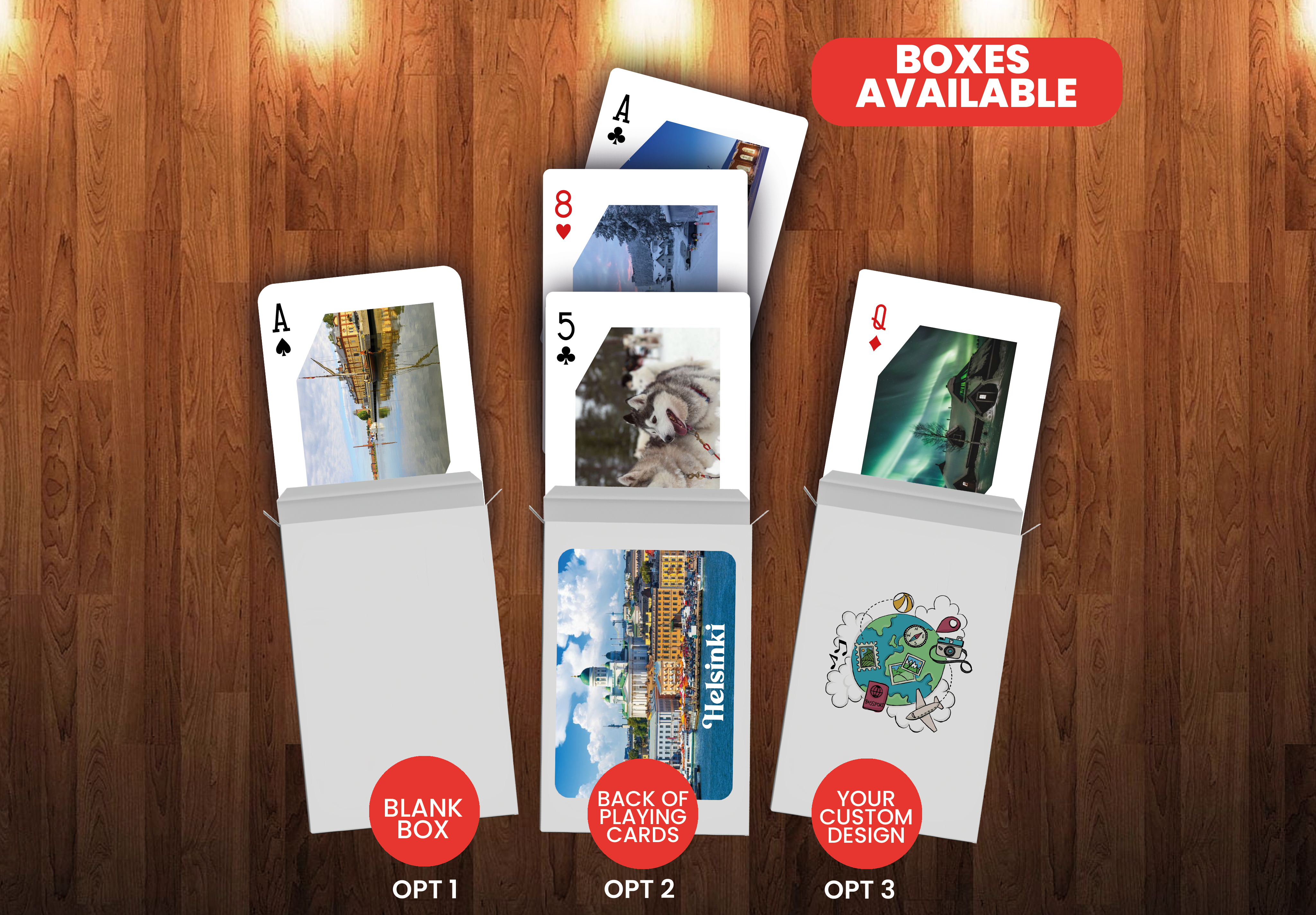 RUSH Magical Towns of Finland Playing Cards