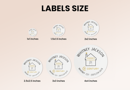 Labels  | Century 21 | Thank You Stickers
