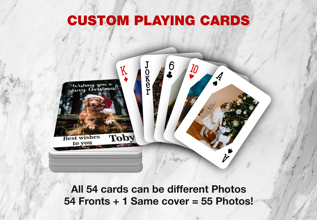 RUSH Marry Christmas Playing Cards