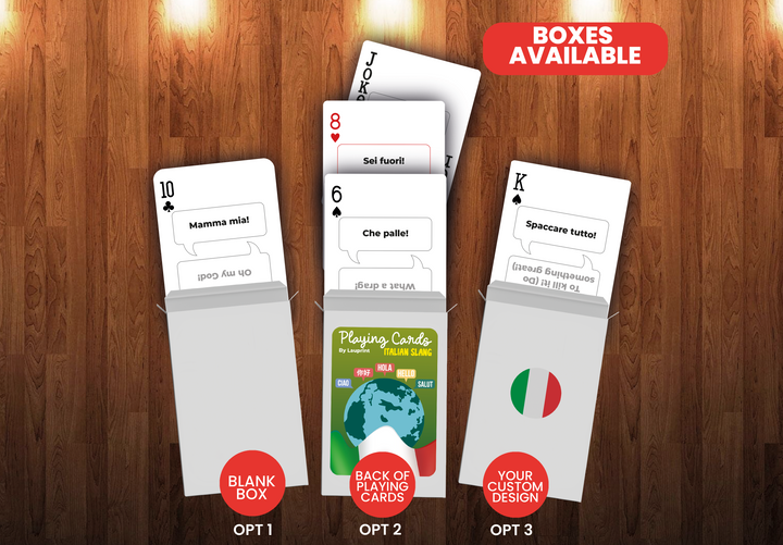 RUSH Italian Slang Generic Playing Cards