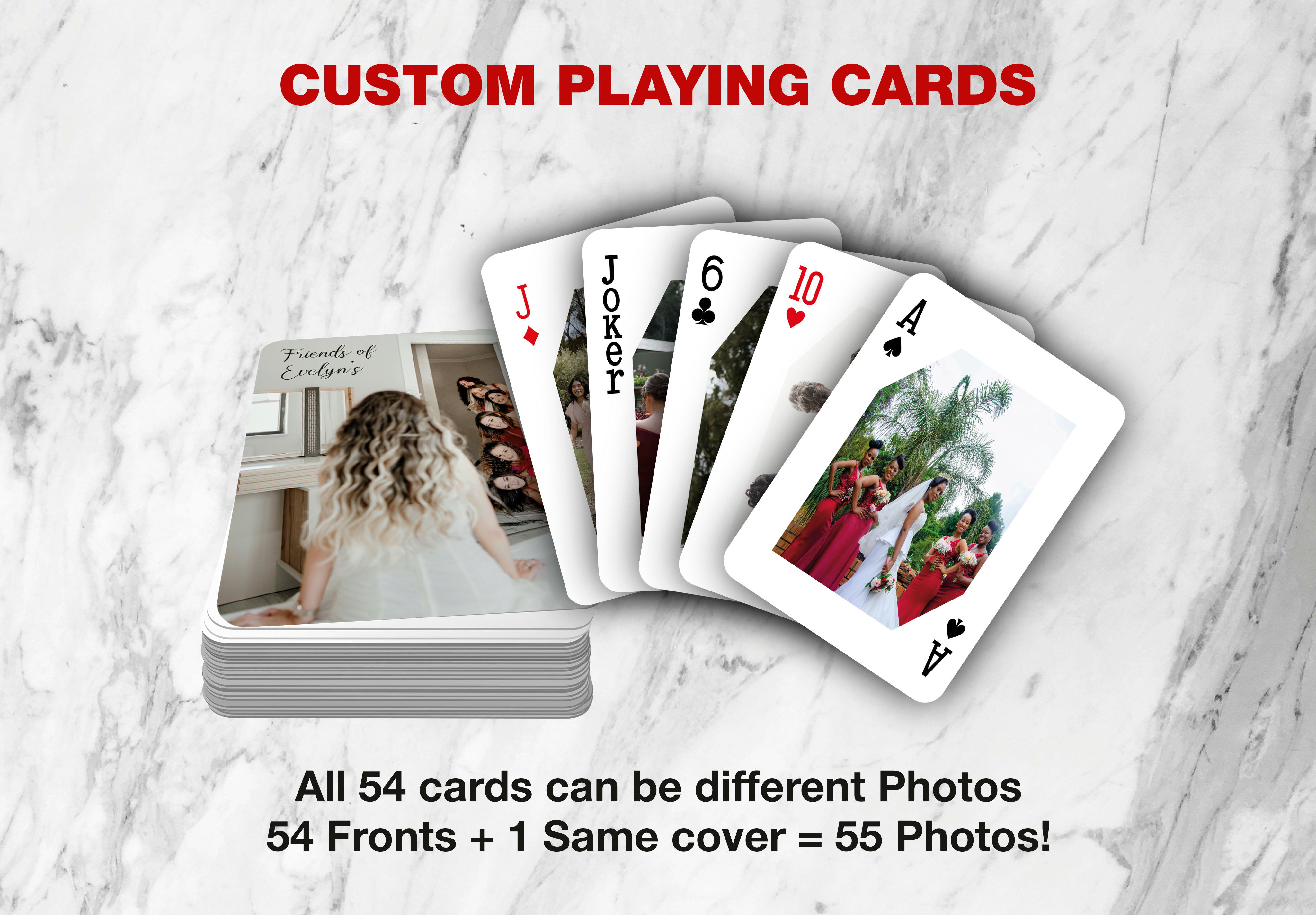 RUSH Bridesmaid Playing cards