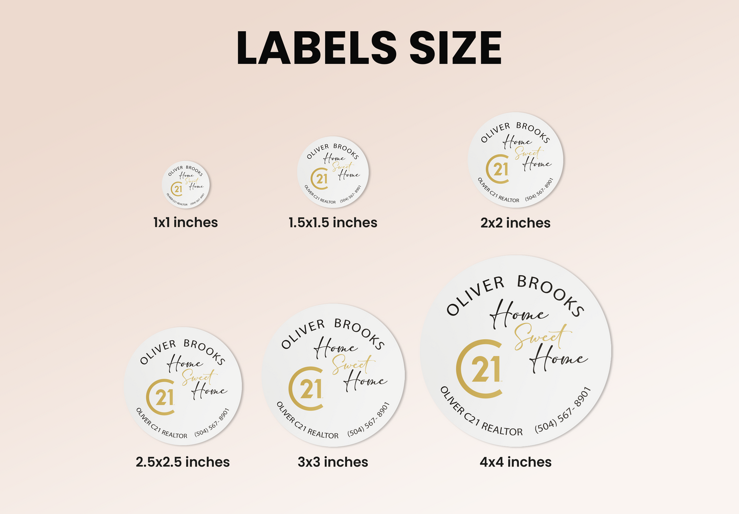 Labels  | Century 21 | Thank You Stickers
