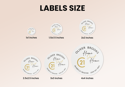 Labels  | Century 21 | Thank You Stickers