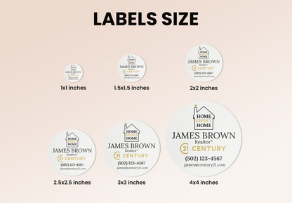Labels  | Century 21 | Thank You Stickers