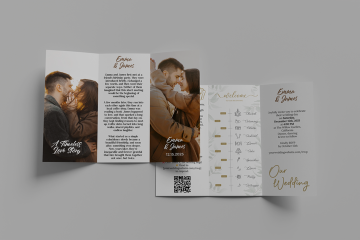 Custom Wedding Brochure