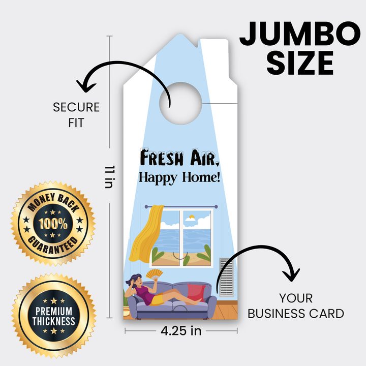 Air Conditioning Door Hangers