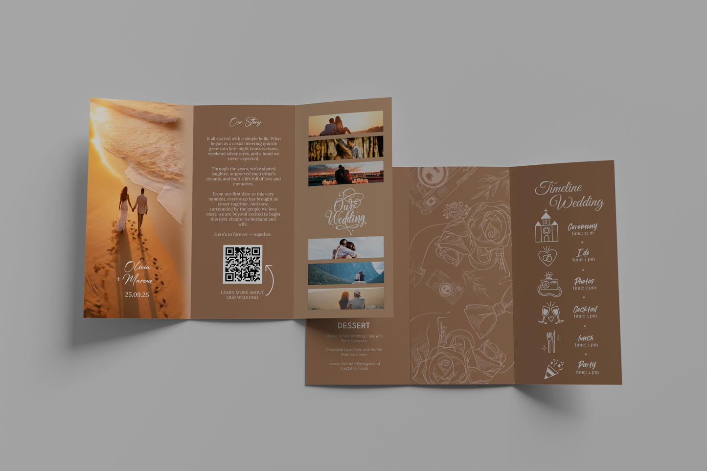 Custom Wedding Brochure