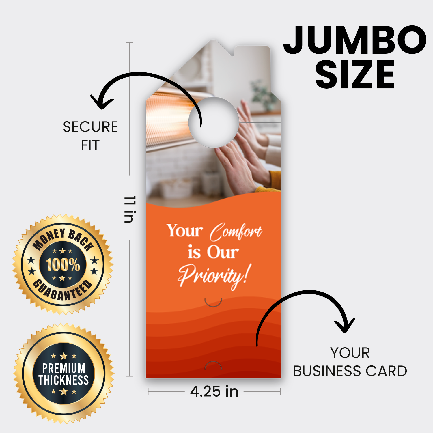 Heating Service Door Hangers