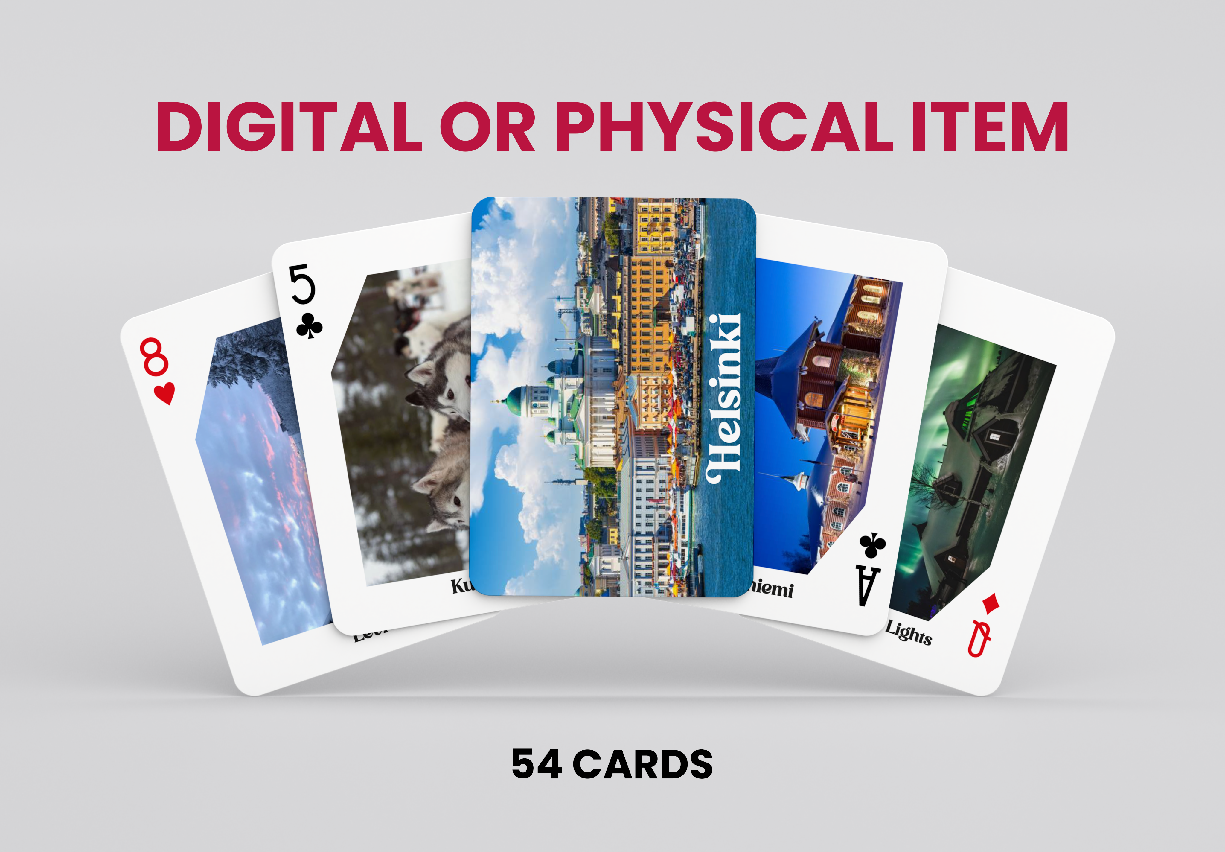 RUSH Magical Towns of Finland Playing Cards