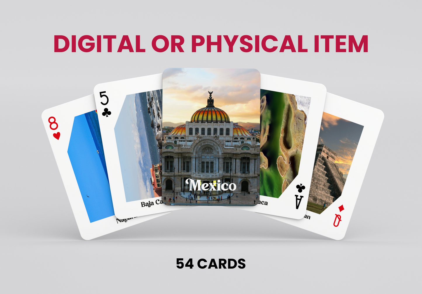 RUSH Magical Towns of Mexico Playing Cards
