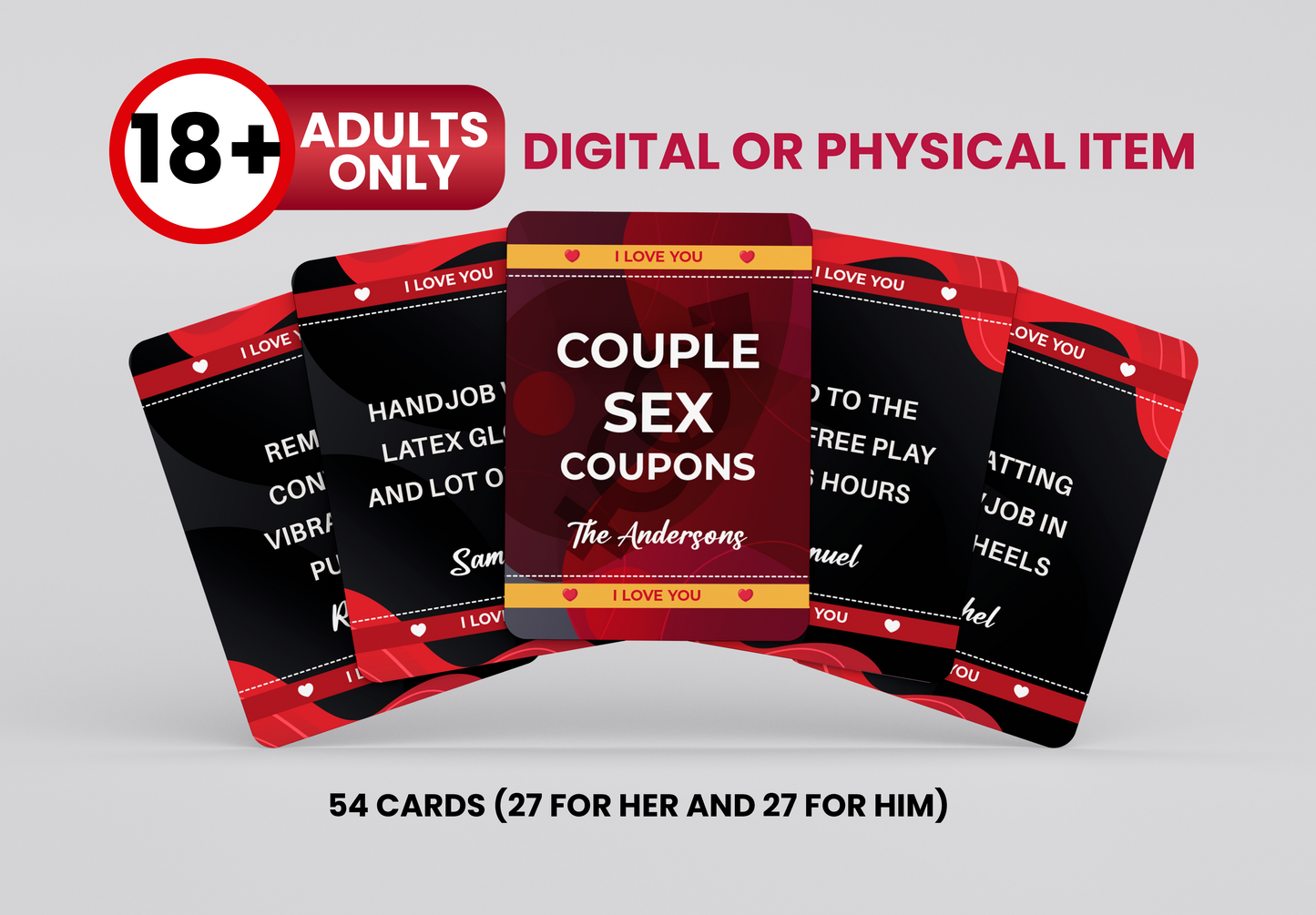 Custom Intimacy Coupons