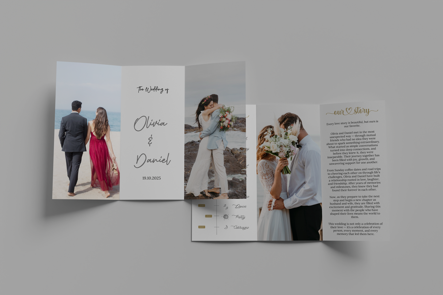 Custom Wedding Brochure