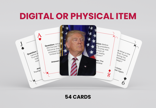 RUSH Donald Trump Playing Cards