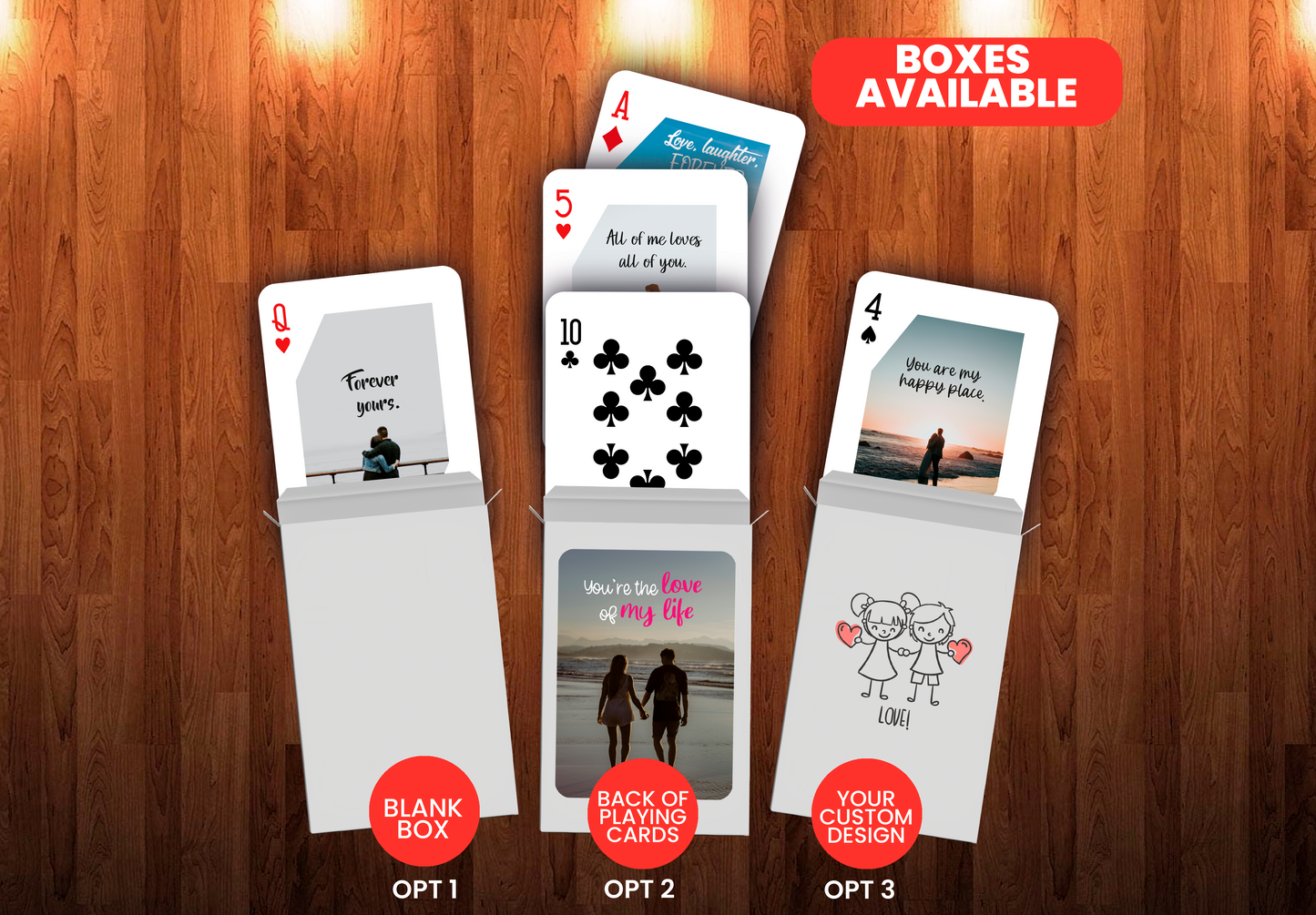 RUSH Custom Lover’s Deck | Love Adventure Playing Cards