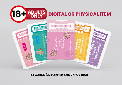 Custom Intimacy Coupons | Sexy Date Ideas | Romantic Couple Activities