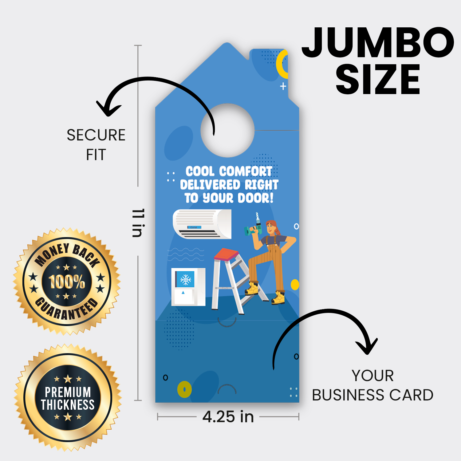 Air Conditioning Door Hangers