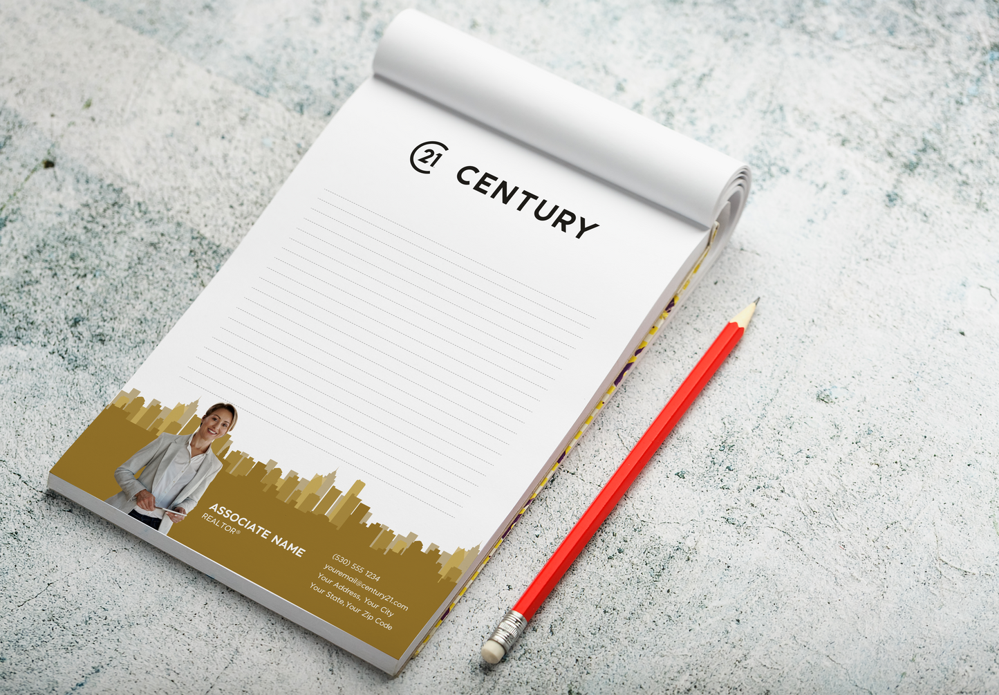 Century 21 Custom Realtor Notepad