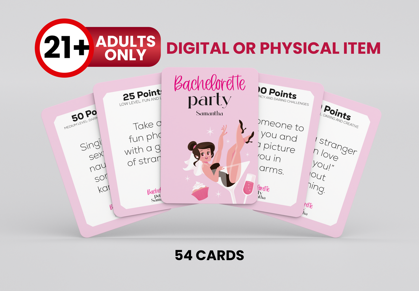 Goodbye to Singlehood: A Card Game for Bachelorette Fun!